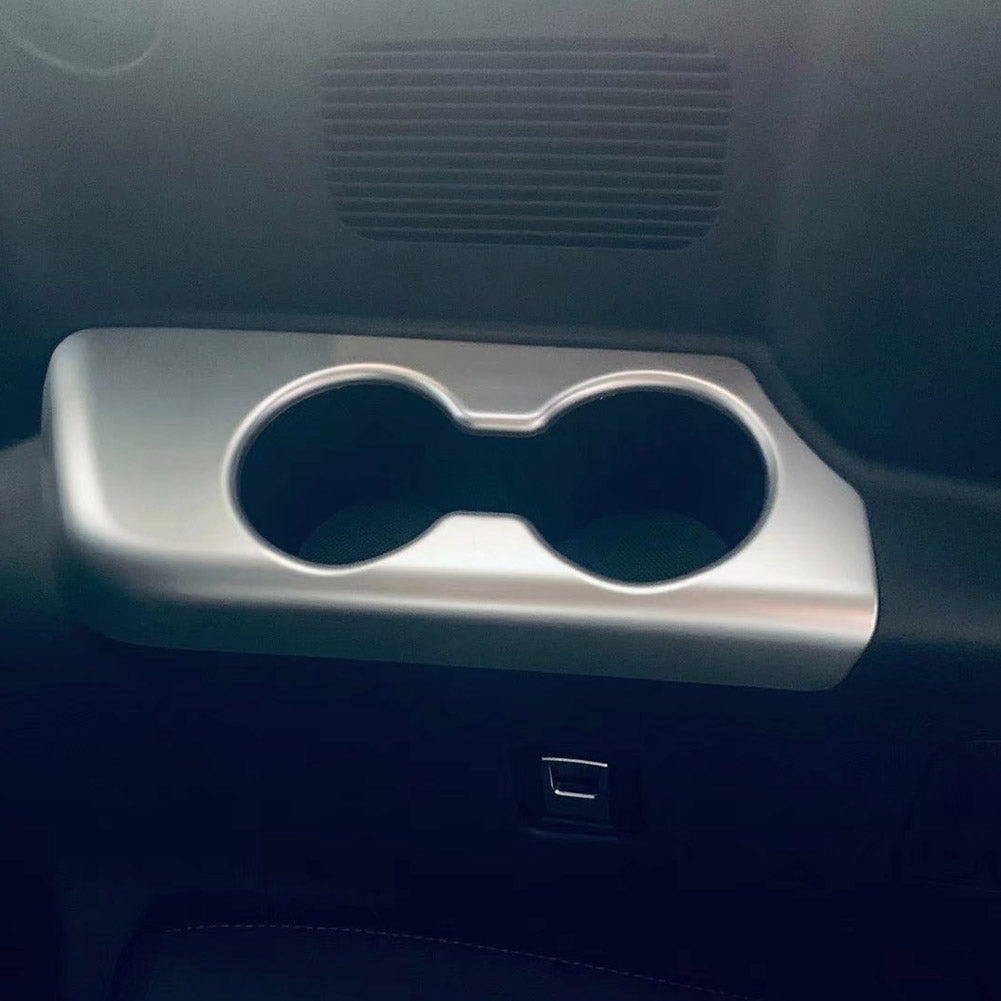 Fit for Toyota Highlander 2020 2021 2022 2023 Rear Seat Cup Holder Cover Trim