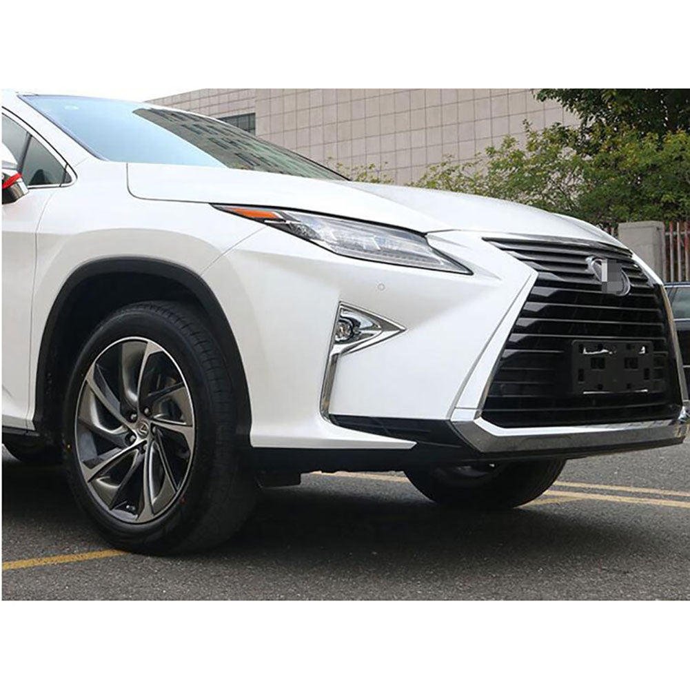 Fit for Lexus New RX350 2016 2017 2018 ABS Chrome Front Fog Light Lamp Cover Trim Trims