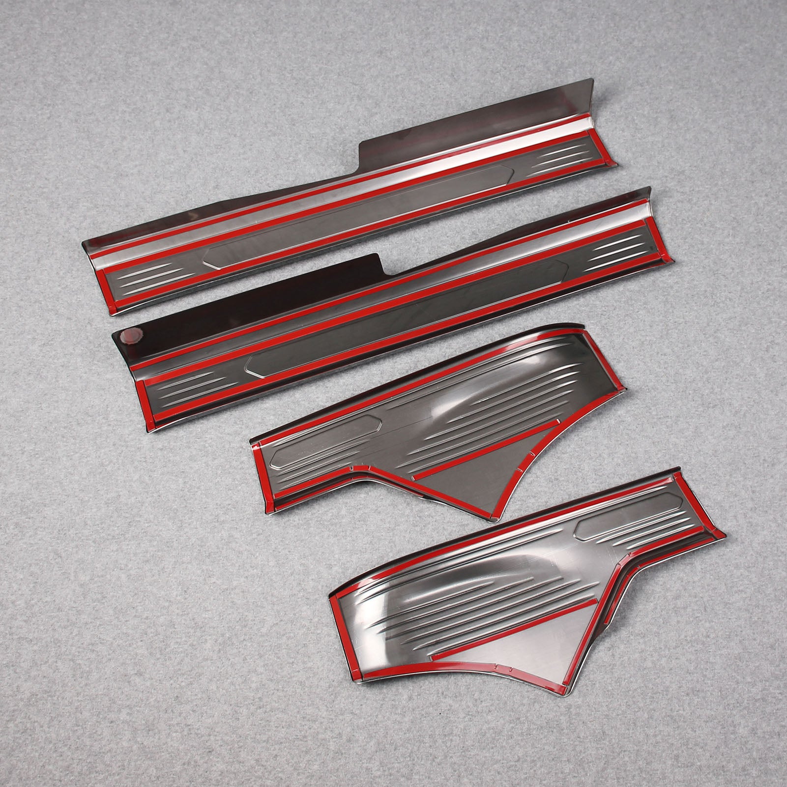 Fit for Nissan Rogue 2021 Door Sill Scuff Plate Guard Cover Trims Stainless Steel