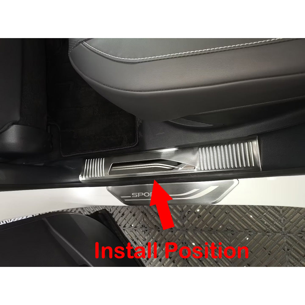 Lexus New RX RX350 RX350h RX500h F Sport 2023 Inside Door Sill Scuff Plate Guard Cover Trims