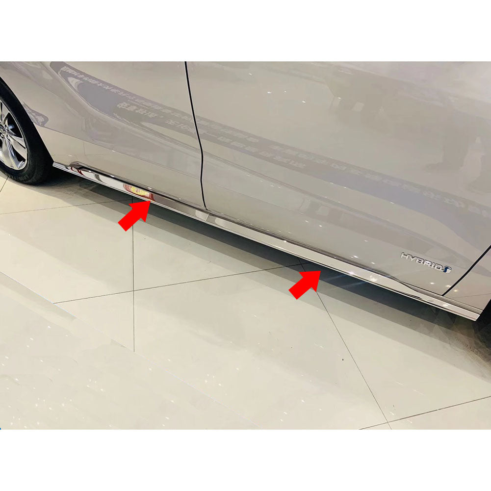 Beautost Fit for Toyota 2021 2022 Sienna Door Body Side Skirt Molding Cover Trims