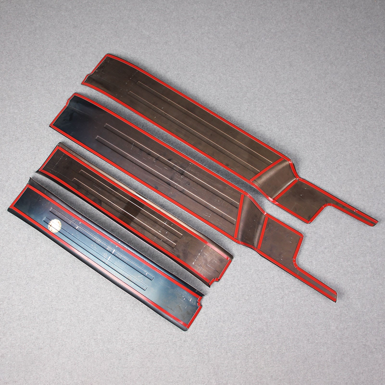 Fit for Toyota 2021 2022 Sienna Inside Door Sill Scuff Plate Guard Cover Trims Stainless Steel