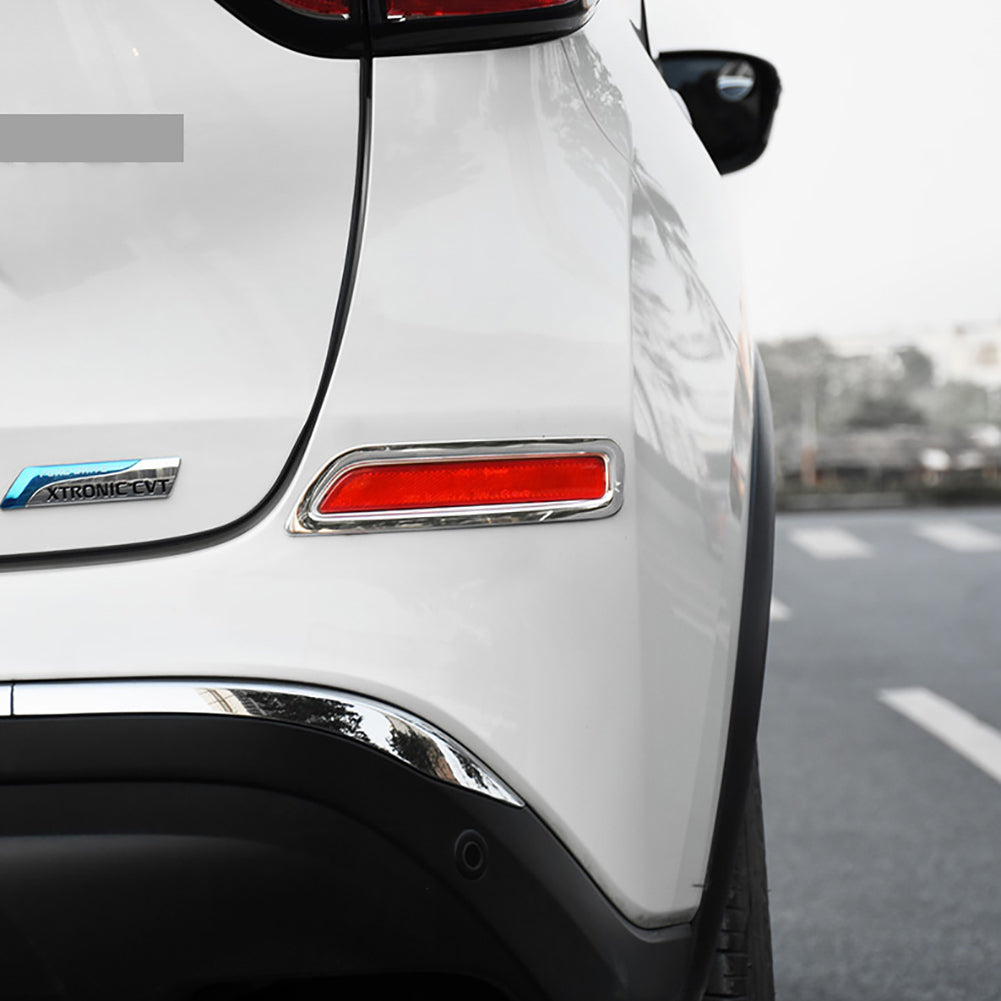 Fit for Nissan Murano 2015 2016 2017 2018 2019 Chrome Rear Fog Light Lamp Cover Trim ABS