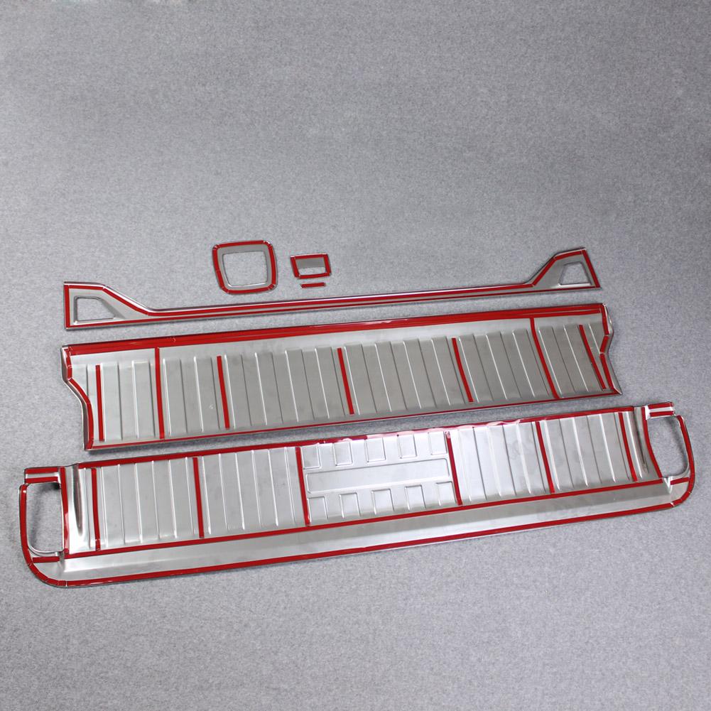 Fit for BMW 2019 2020 2021 New X5 G05 Rear Inside Bumper Sill Plate Guard Cover Trim Stainless Steel