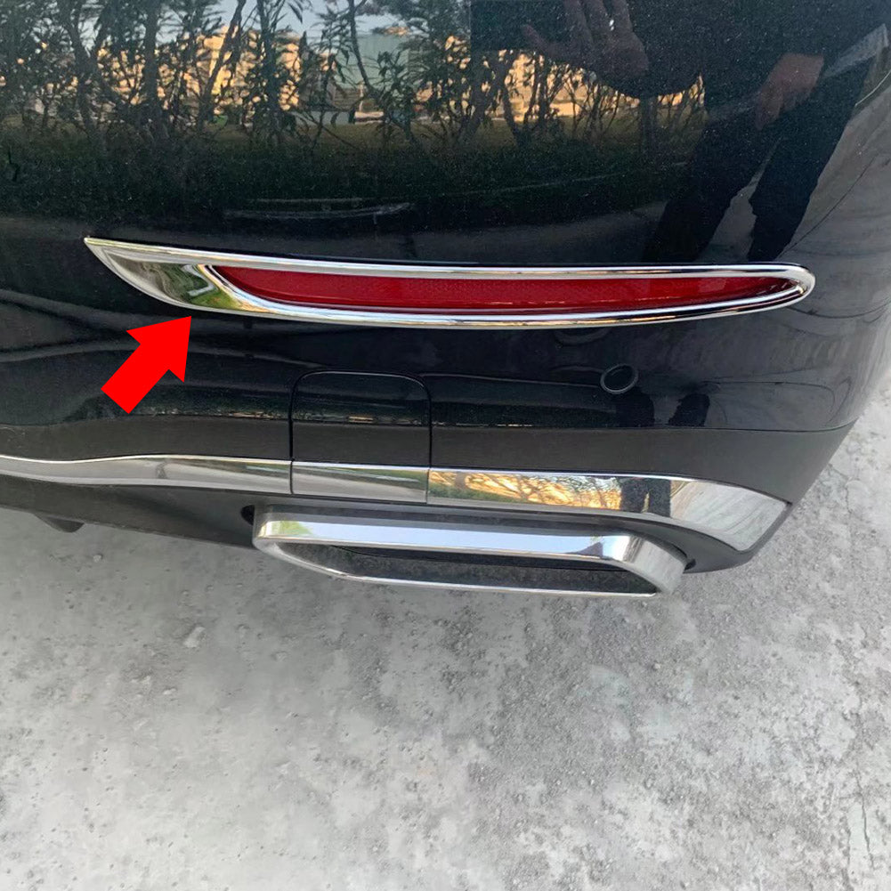 Fit for Mercedes-Benz 2022 2023 C-Class C300 C200 C220d AMG Chrome Rear Fog Light Lamp Cover Trim