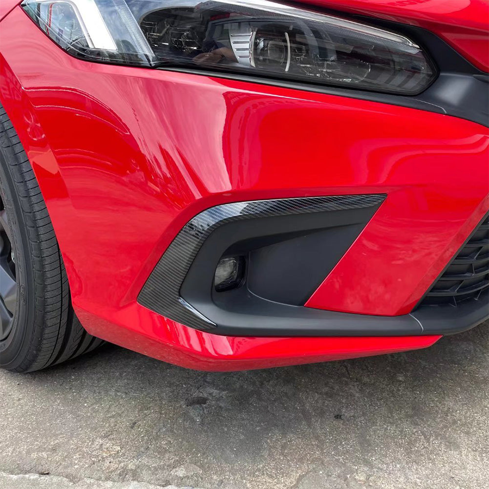 For Honda New Civic 2022 Front Fog Light Lamp Bezel Cover Trims