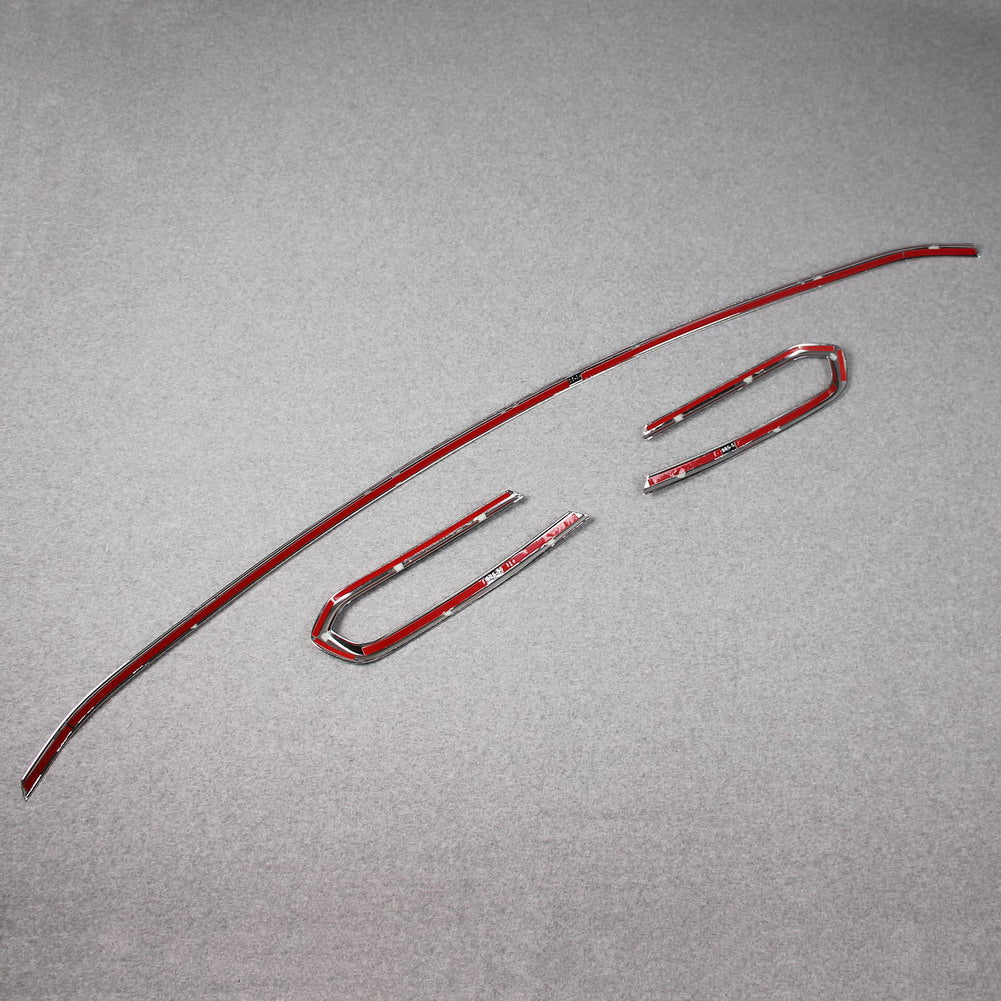 Fit for Toyota 2021 2022 Sienna LE Model Chrome Front Bumper Guard Protector Plate Cover Trims