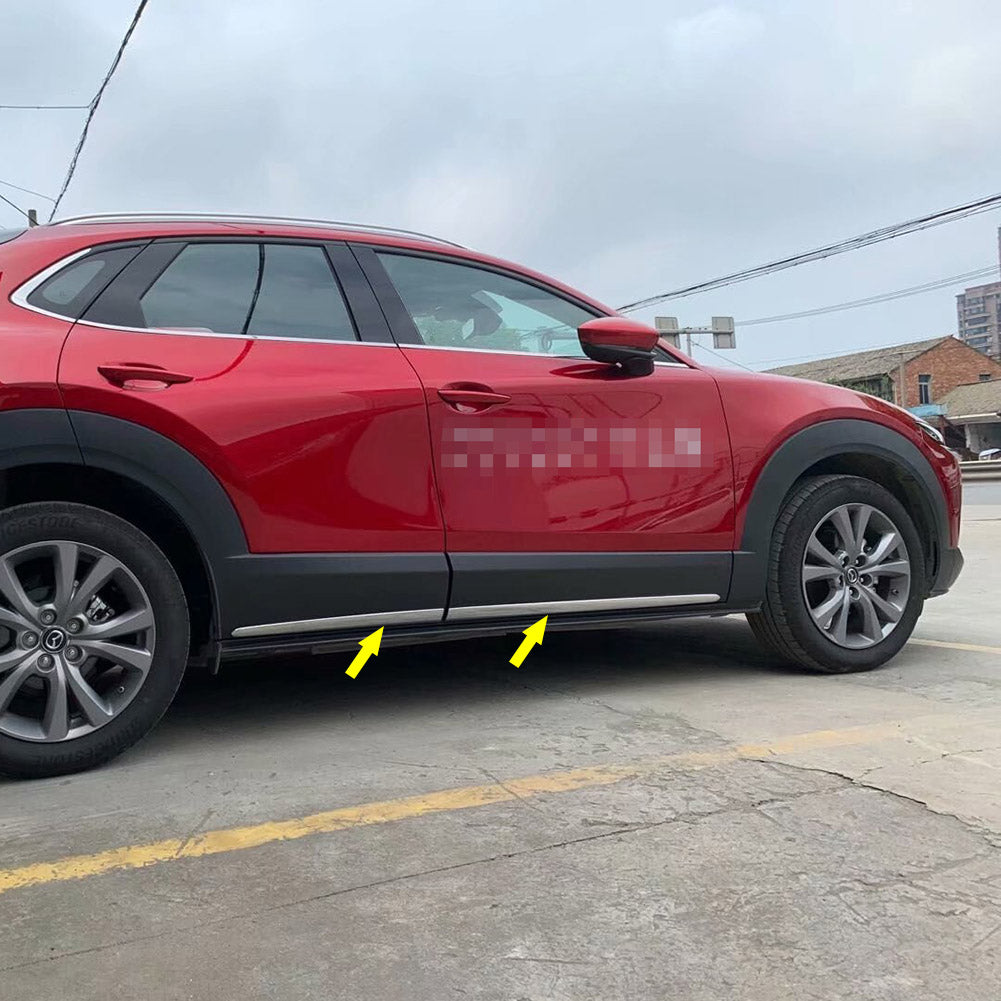 Fit for Mazda CX-30 CX30 2020 2021 2022 Body Side Door Molding Guard Cover Trims Chrome