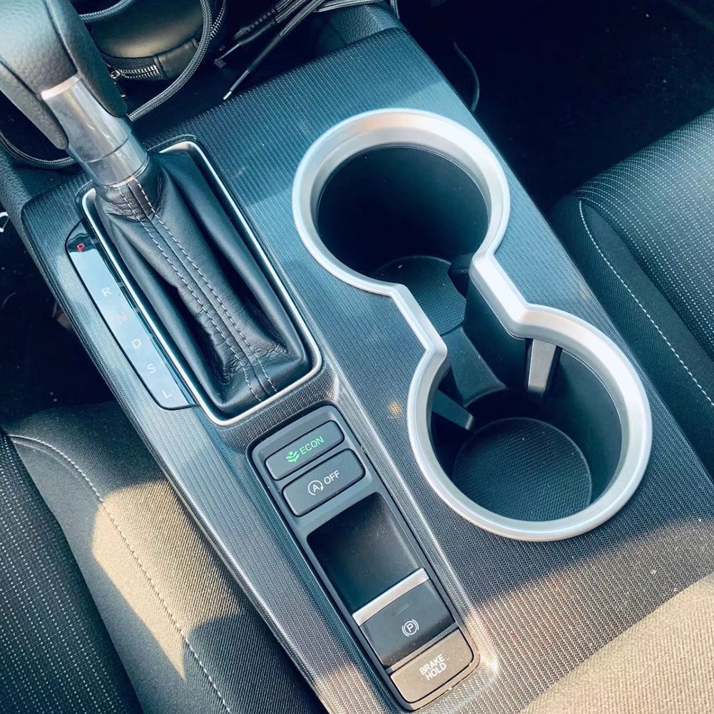 Fit for Honda New Civic 2022 Sedan Front Center Console Dashboard Panel Cup Holder Cover Trim