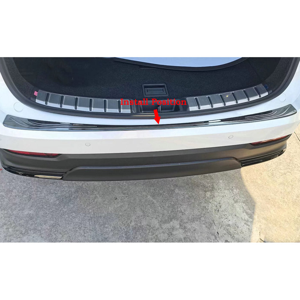 Fit for Lexus New NX 250/350/350 F Sport/350h/450h+/450h+ F Sport 2022 2023 2024 Rear Outside Bumper Sill Plate Guard Cover Trim