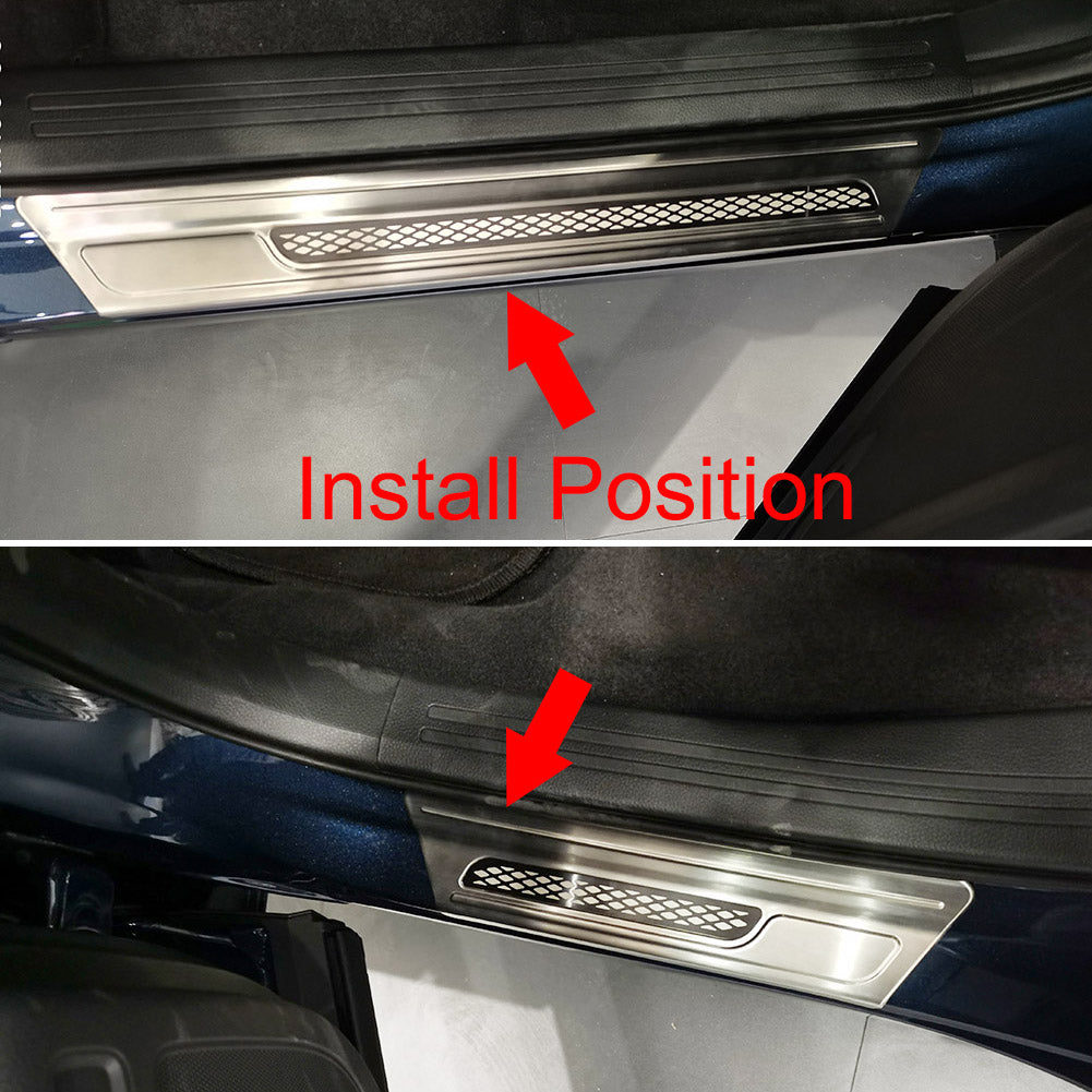 Fit for Honda New CRV CR-V 2023 Outside Door Sill Scuff Plate Guard Cover Trims