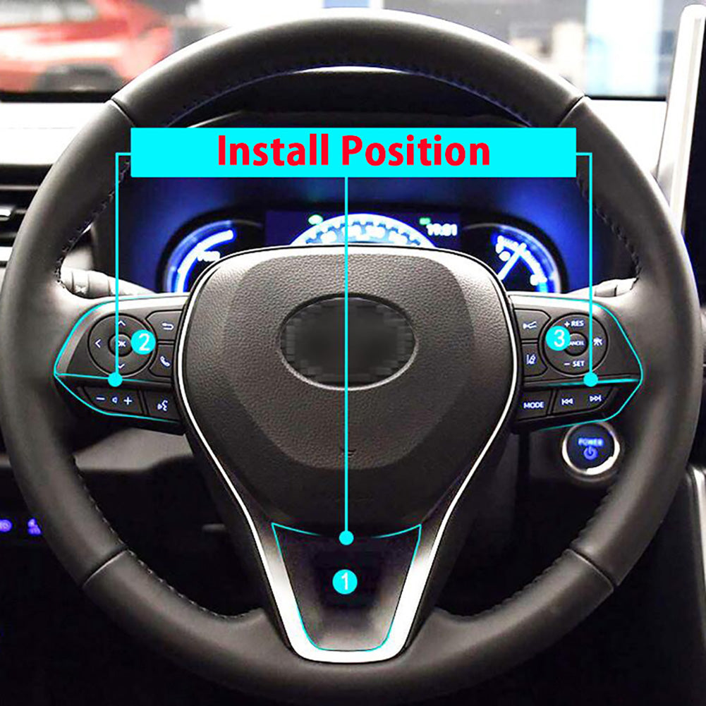 Fit for Toyota VENZA 2021 Wheel Steering Trim Panel Cover Trims