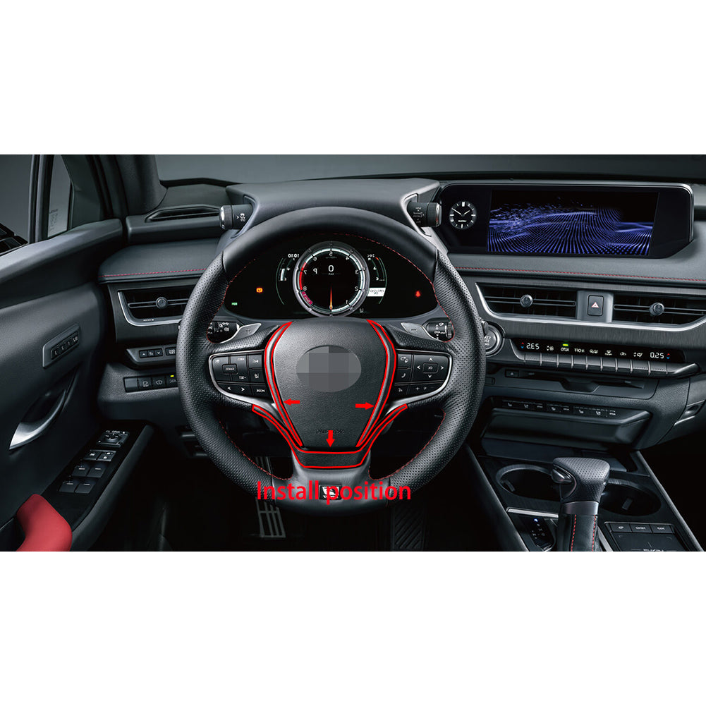 Fit for Lexus UX 200 250h UX200 UX250h 2019 2020 2021 2022 Wheel Steering Trim