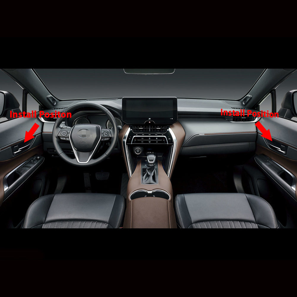 Fit for Toyota VENZA 2021 2022 2023 2024 Interior Door Handle Bowl Panel Cover Trims