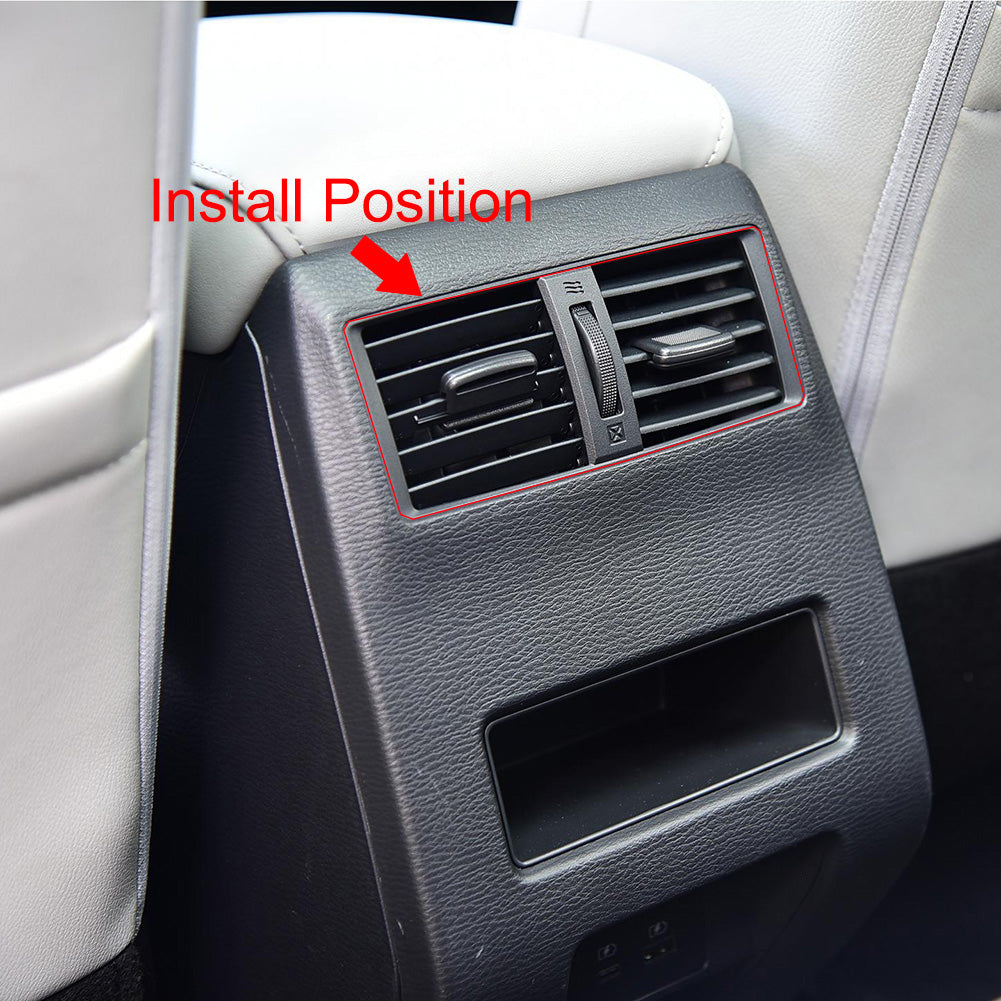Fit for Mitsubishi New Outlander 2022 2023 Interior Rear Seat Air Condition Vent Outlet Panel Cover Trim