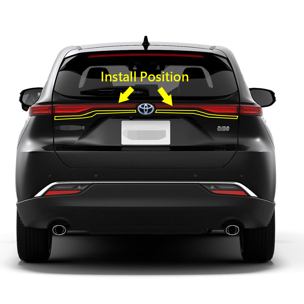 Fit for Toyota VENZA 2021 2022 2023 2024 ABS Chrome Rear Trunk Lid Molding Trim