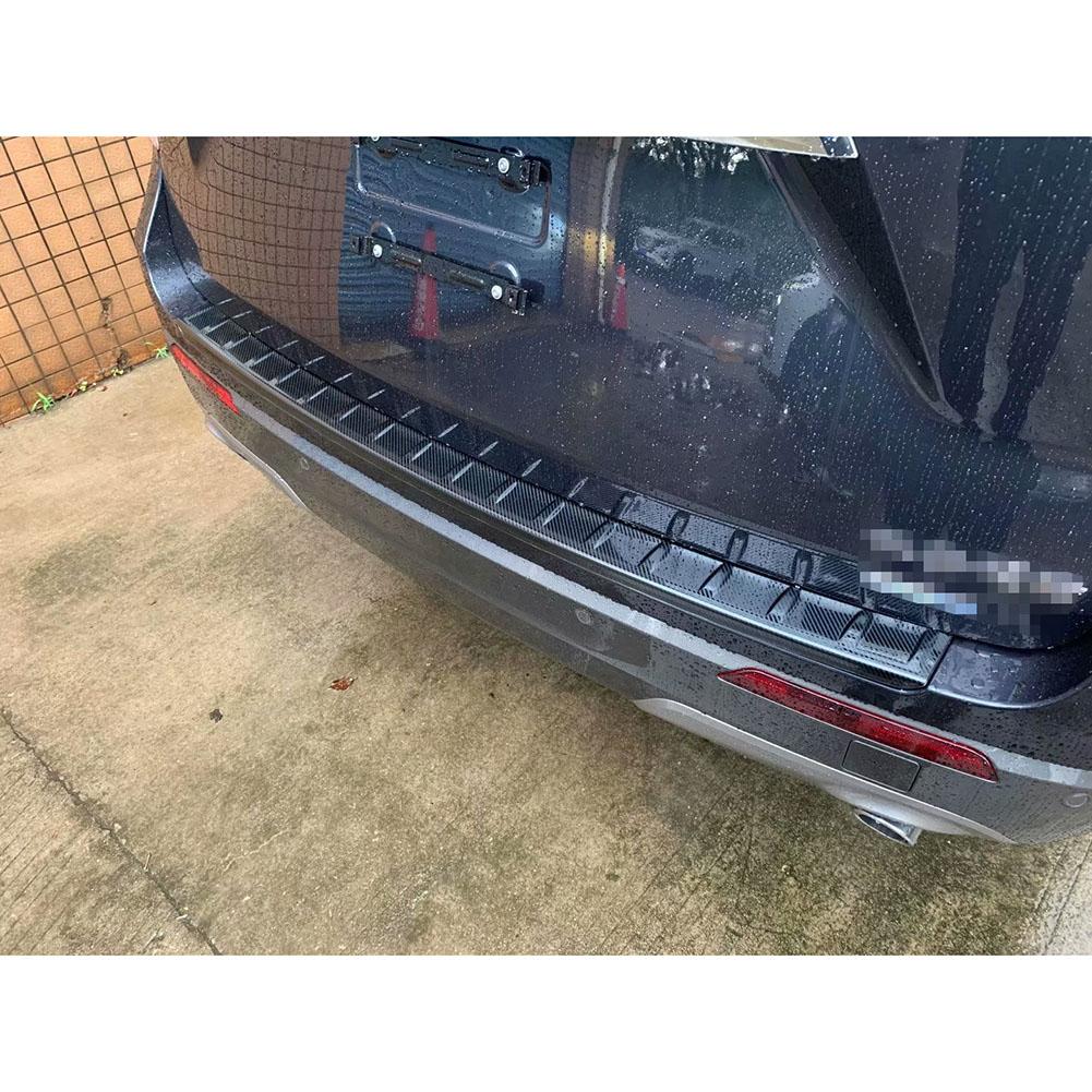 Fit for Ford New Explorer 2020 2021 2022 Rear Outside Bumper Sill Plate Guard Cover Trim Stainless Steel