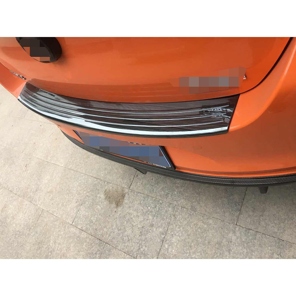 Fit for 2019 2020 2021 2022 Mazda 3 Axela Sedan Stainless Rear Outside Bumper Sill Plate Guard Cover Trim