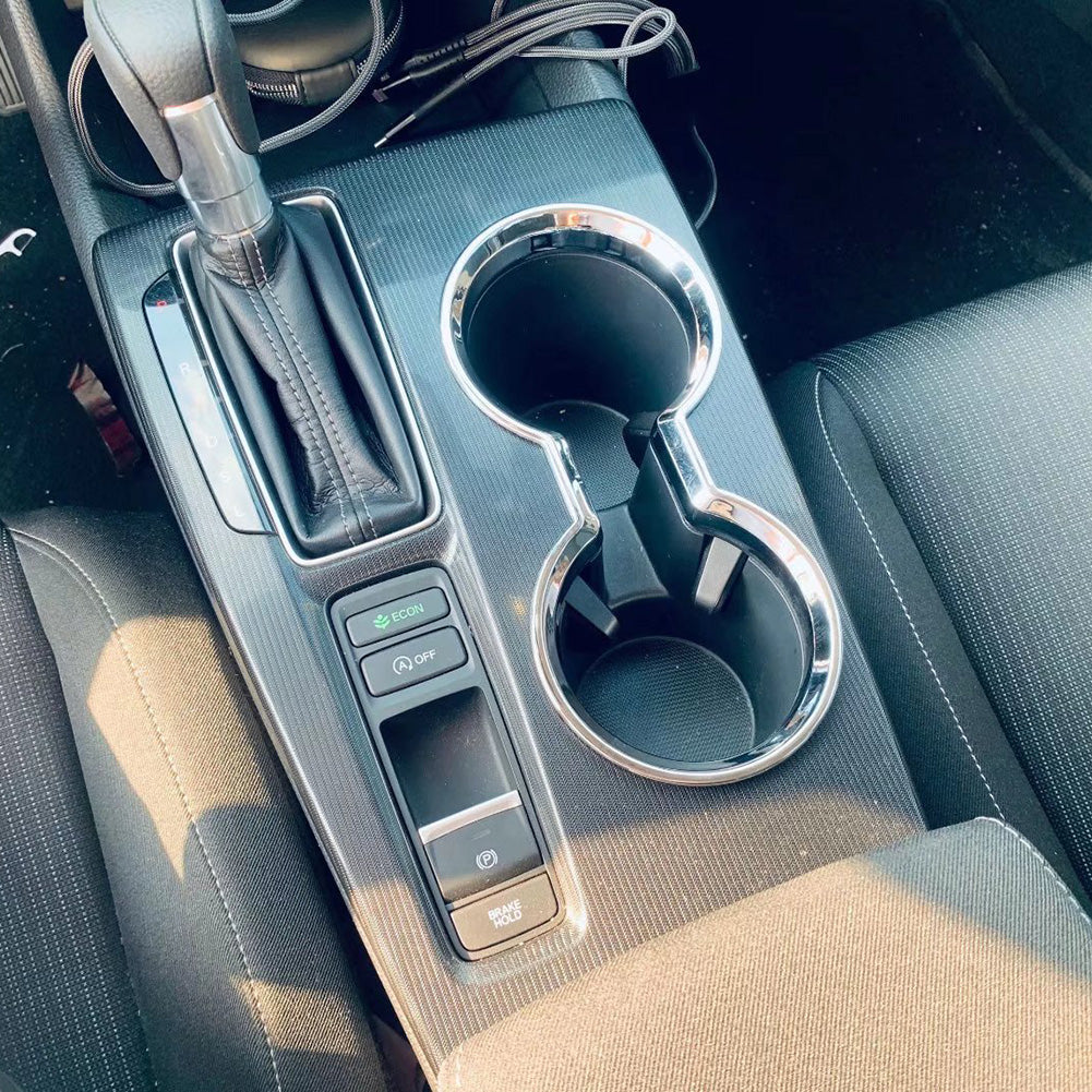Fit for Honda New Civic 2022 Sedan Front Center Console Dashboard Panel Cup Holder Cover Trim