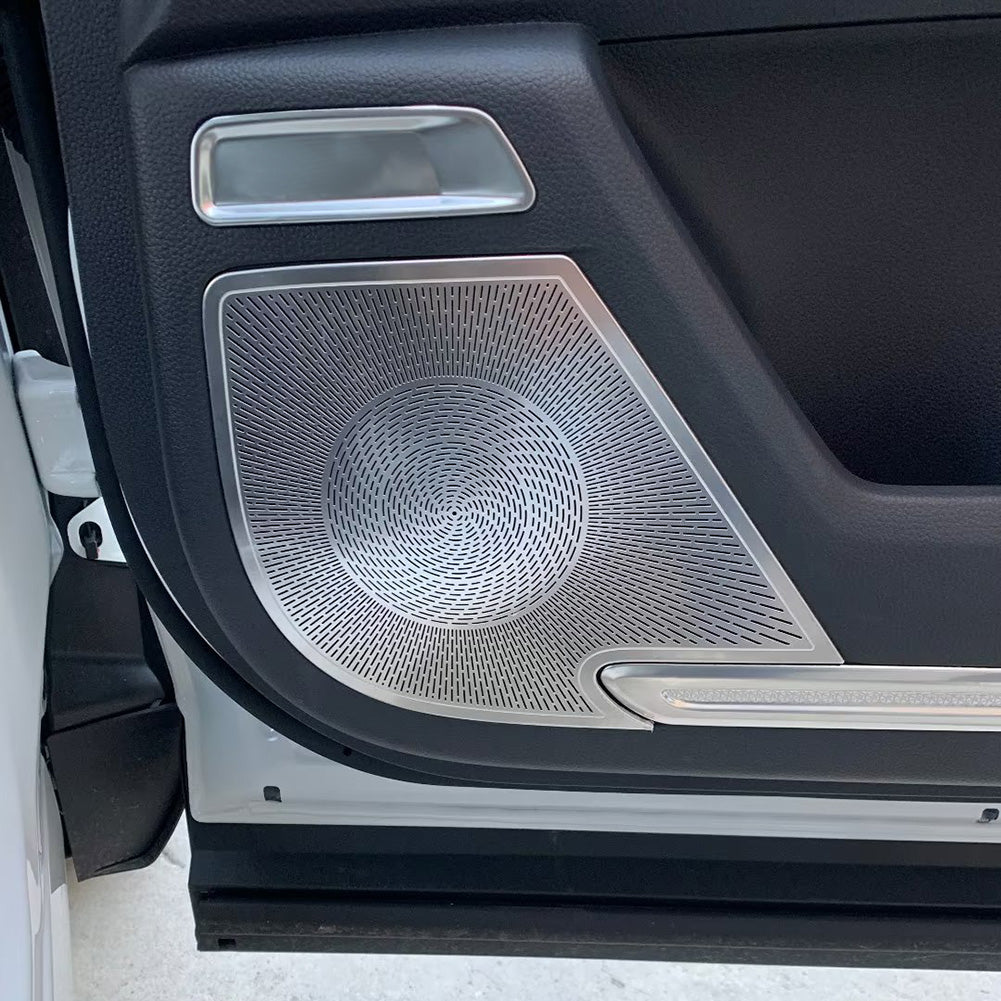  Honda CRV CR-V 2023 Interior 4 Door Sound Speaker Cover Trims Stainless Steel