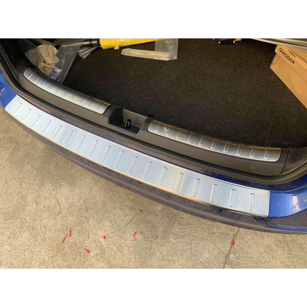 Fit for Honda New Civic 2022 Sedan Rear Interior Bumper Guard Plate Cover Trim Stainless Steel