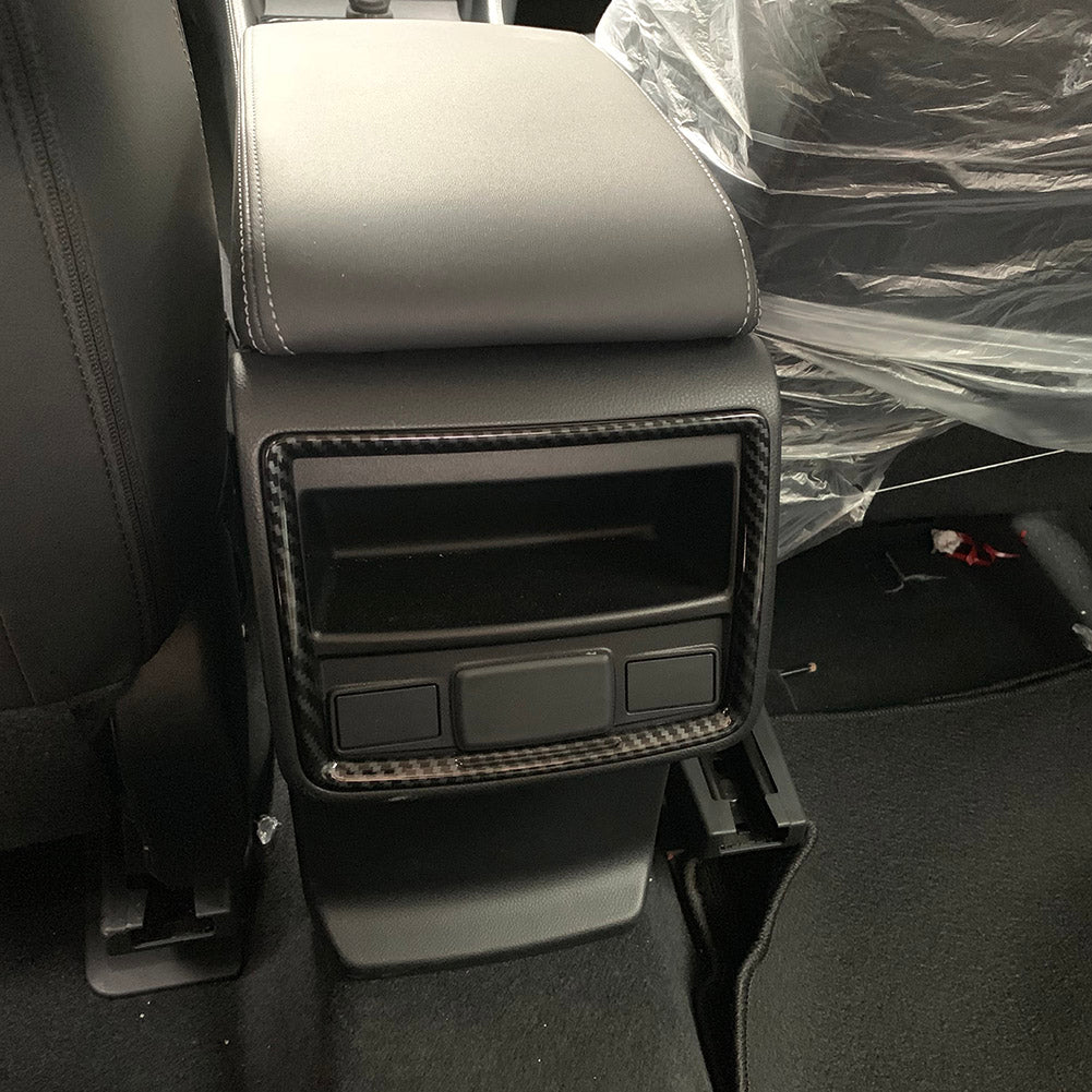 Fit For Subaru 2019 2020 2021 2022 Forester Rear Seat Storage Box Glove Pallet Organizer Cover Trim