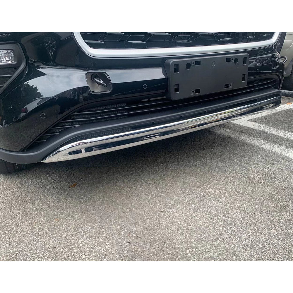 Fit For Toyota New Highlander 2020 2021 2022 2023 Front Bumper Protector Guard Cover Trim Chrome