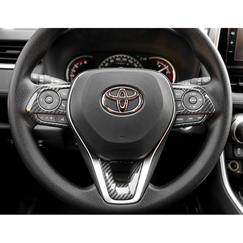 Fit for Toyota New RAV4 2019 2020 2021 2022 Wheel Steering Trim Panel Cover Trims