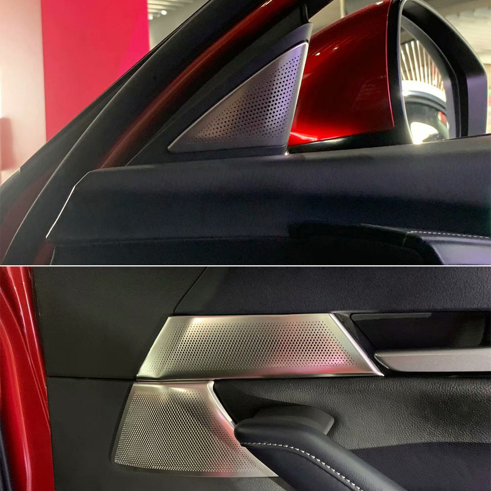 Fit for Mazda CX-30 CX30 2020 2021 2022 Door Speaker Sound Panel Cover Trims