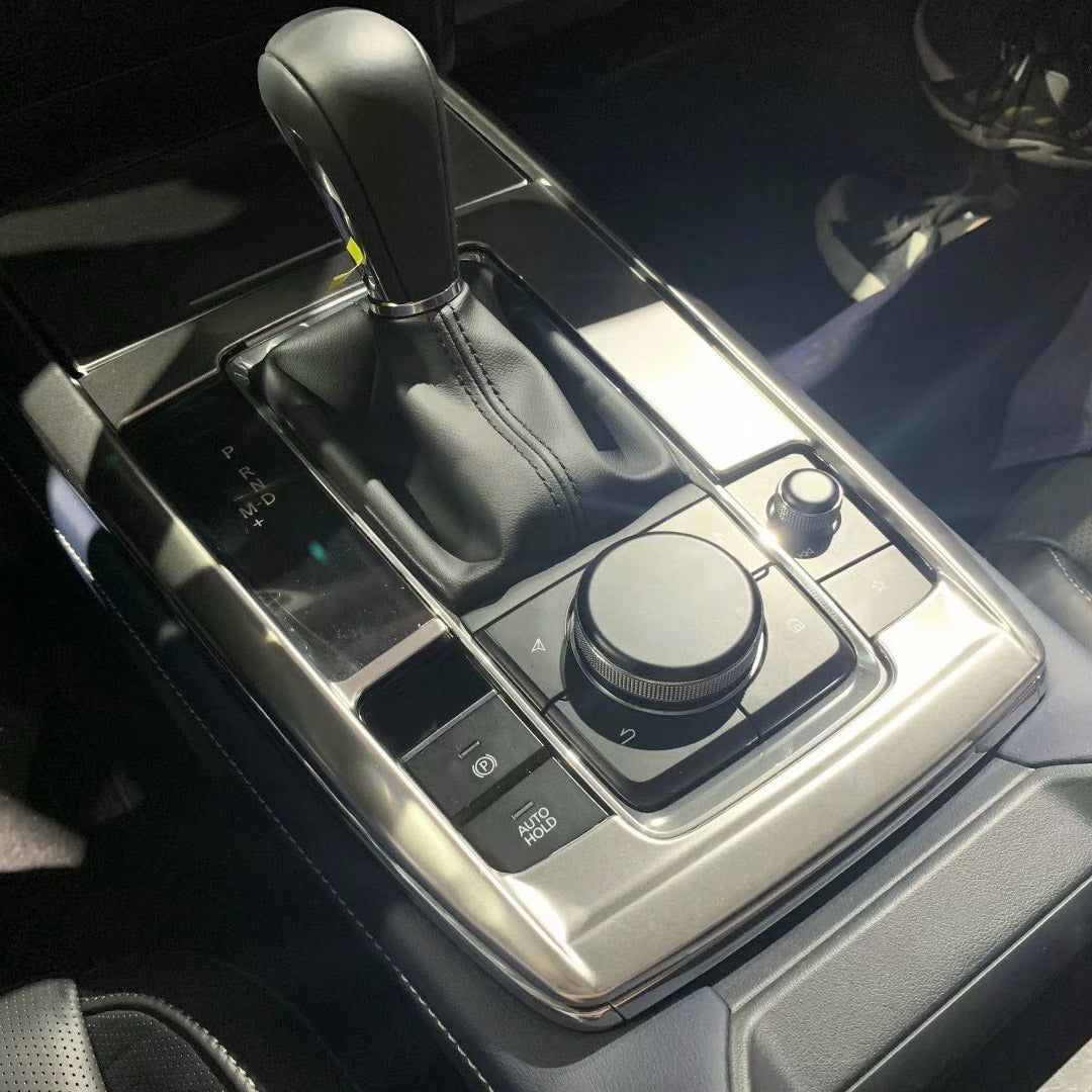 Fit for Mazda CX-30 CX30 2020 2021 2022 Gear Shift Knob Console Media Panel Cover Trim Stainless Steel