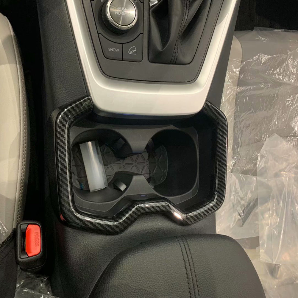 Fit for Toyota RAV4 2019 2020 2021 2022 Interior Cup Holder Cover Trim