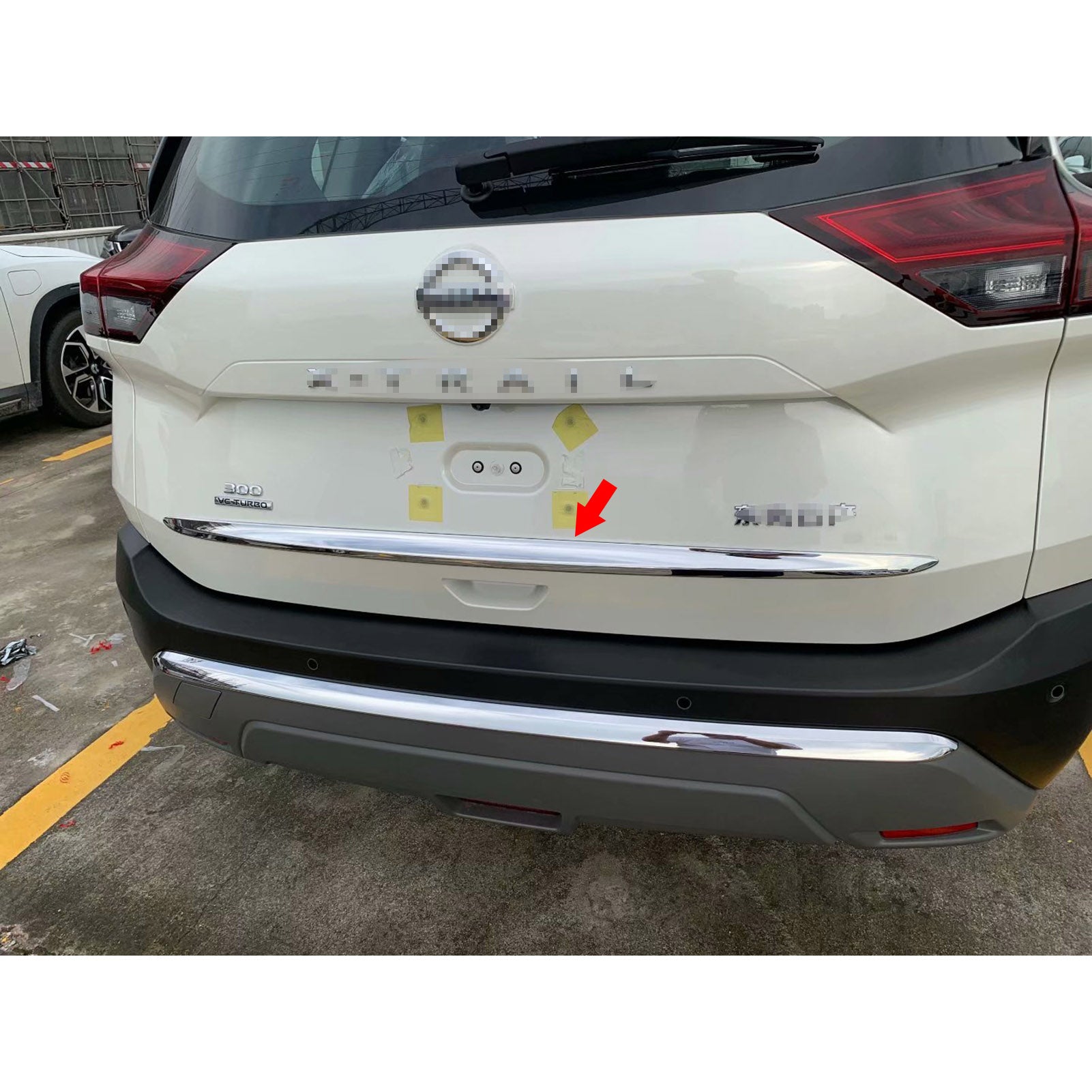 Fit for Nissan New Rogue 2021 2022 Chrome Rear Tail gate Door Trunk Lid Molding Cover Trim