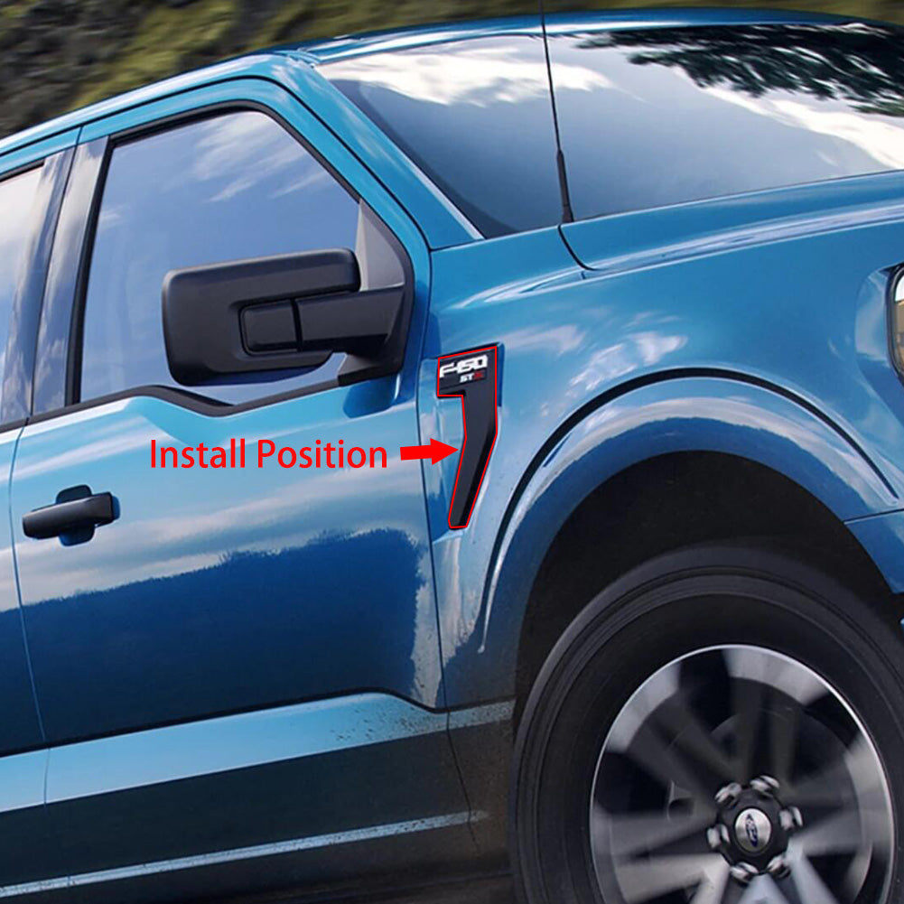 Fit for Ford New F-150 F150 Tremor 2021 Side light Lamp Molding Cover Trim