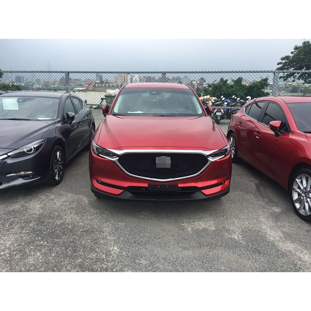 Fit for Mazda 2017 2018 2019 2020 2021 2022 CX-5 CX5 Chrome Front Hood Grill Cover Bonnet Trim