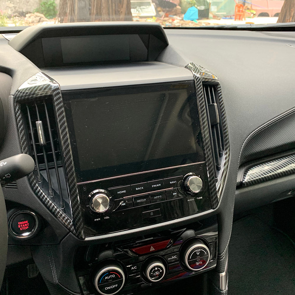 Fit for Subaru 2019 2020 2021 2022 Forester Interior Front Center Control Air Condition Vent Cover Trim