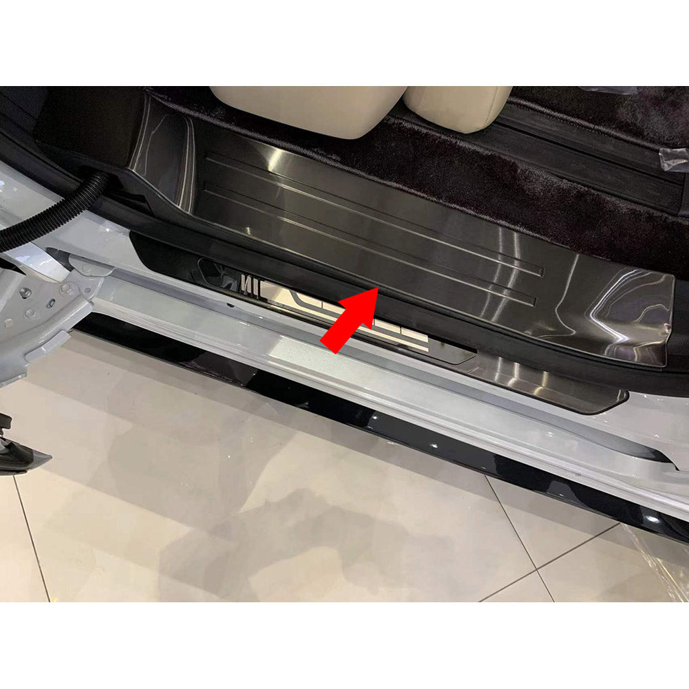 Fit for Toyota 2021 2022 Sienna Inside Door Sill Scuff Plate Guard Cover Trims Stainless Steel
