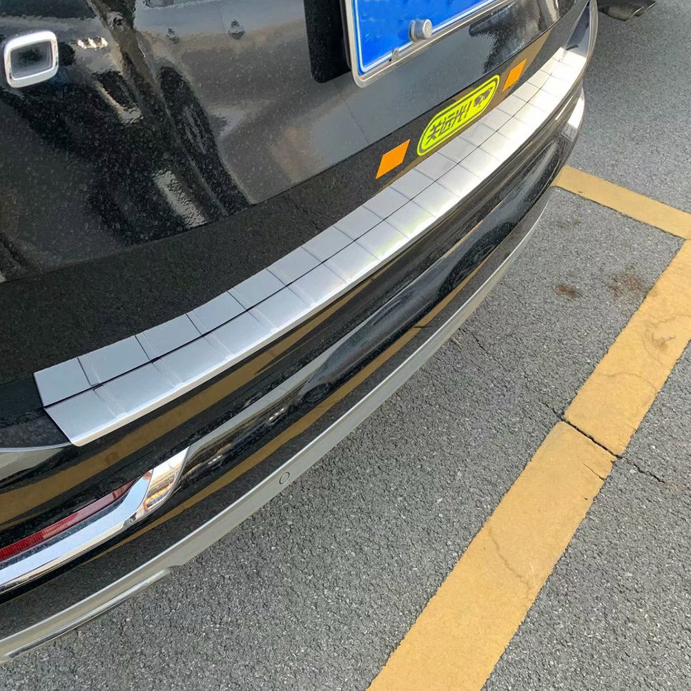 Fit for Volvo XC90 2016 2017 2018 2019 2020 2021 Rear Bumper Guard Plate Cover Trim Stainless Steel