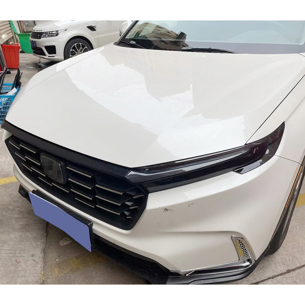 Honda CRV CR-V 2023 Front Grill Grille Mesh Cover Trims Carbon Fiber Pattern