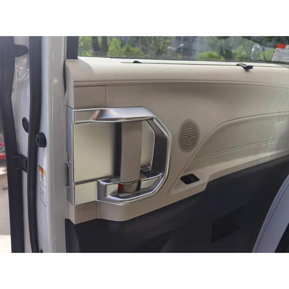Fit for Toyota 2021 2022 New Sienna Interior Middle Seat Door Handle Bowl Panel Cover Trims