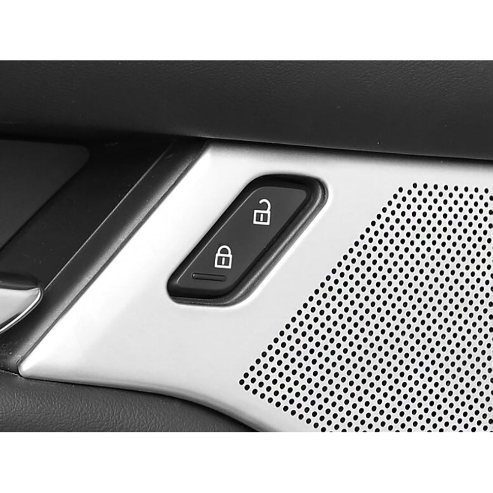 Fit for 2019 2020 2021 2022 Mazda 3 Axela Door Speaker Sound Panel Cover Trims Stainless Steel