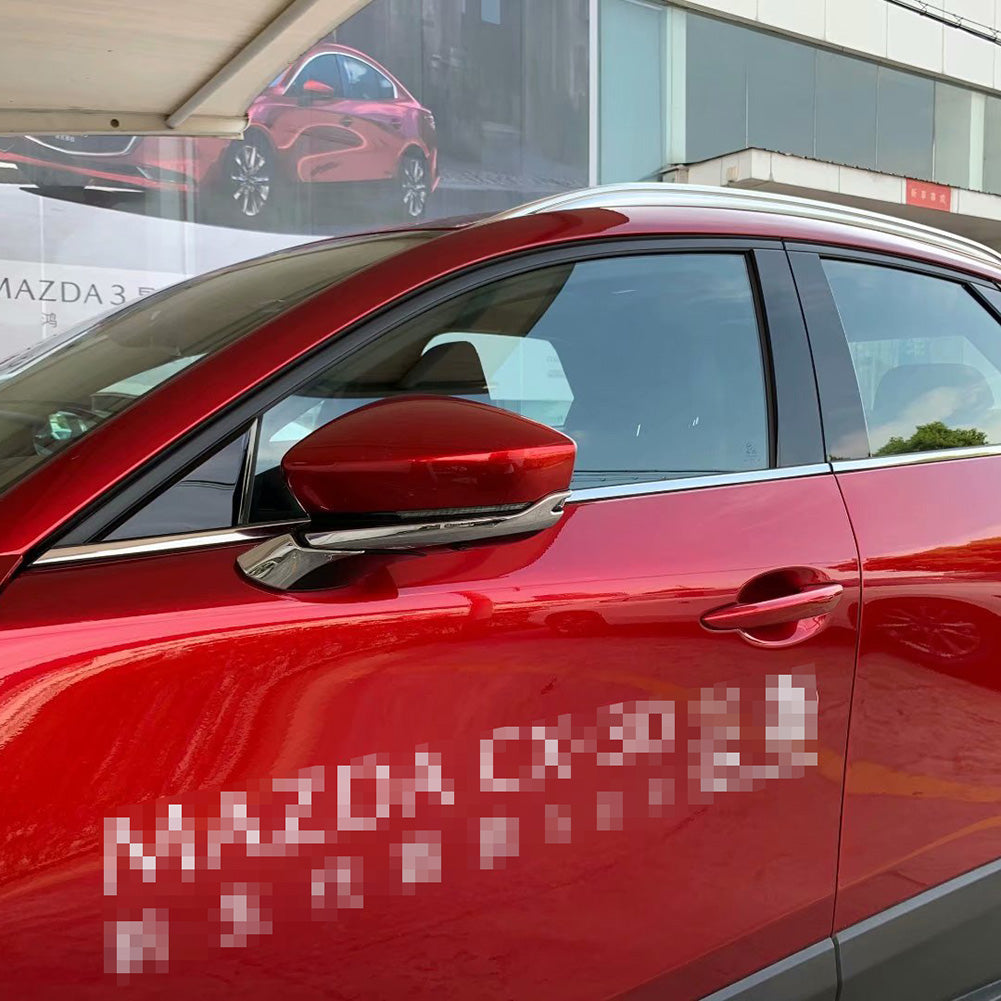 Fit for Mazda CX-30 CX30 2020 2021 2022 Chrome Rear view Mirror Side Molding Cover Trims