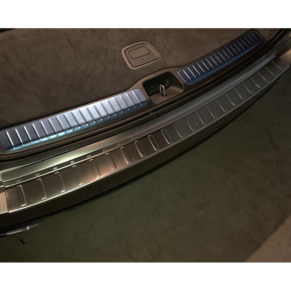 Fit for Benz New GLE 350 450 W167 2020 2021 2022 2023 2024 Rear Bumper Sill Plate Guard Cover Trim Stainless Steel