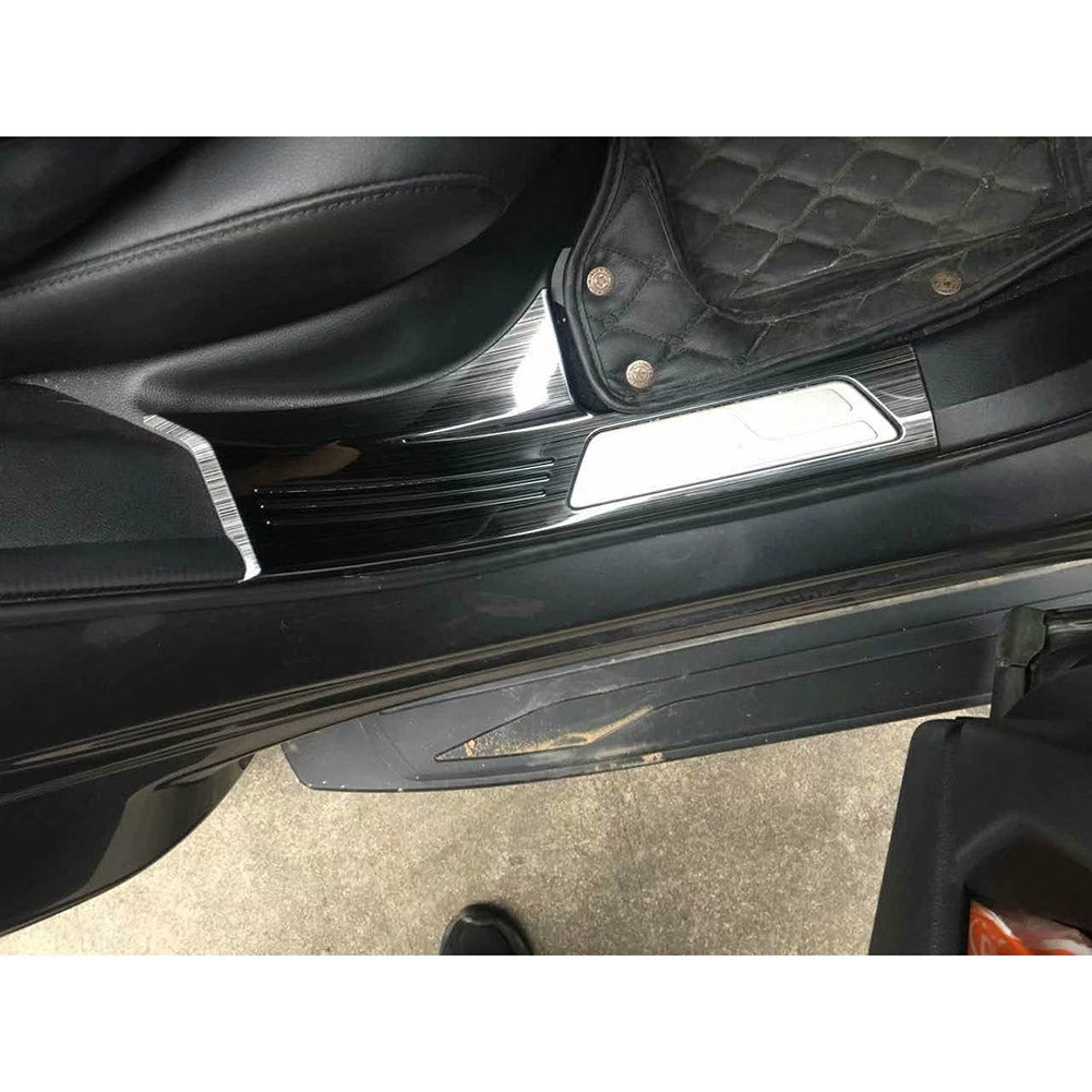 Fit for Acura New RDX 2019 2020 2021 2022 Inside Door Sill Scuff Plate Guard Cover Trims Stainless Steel