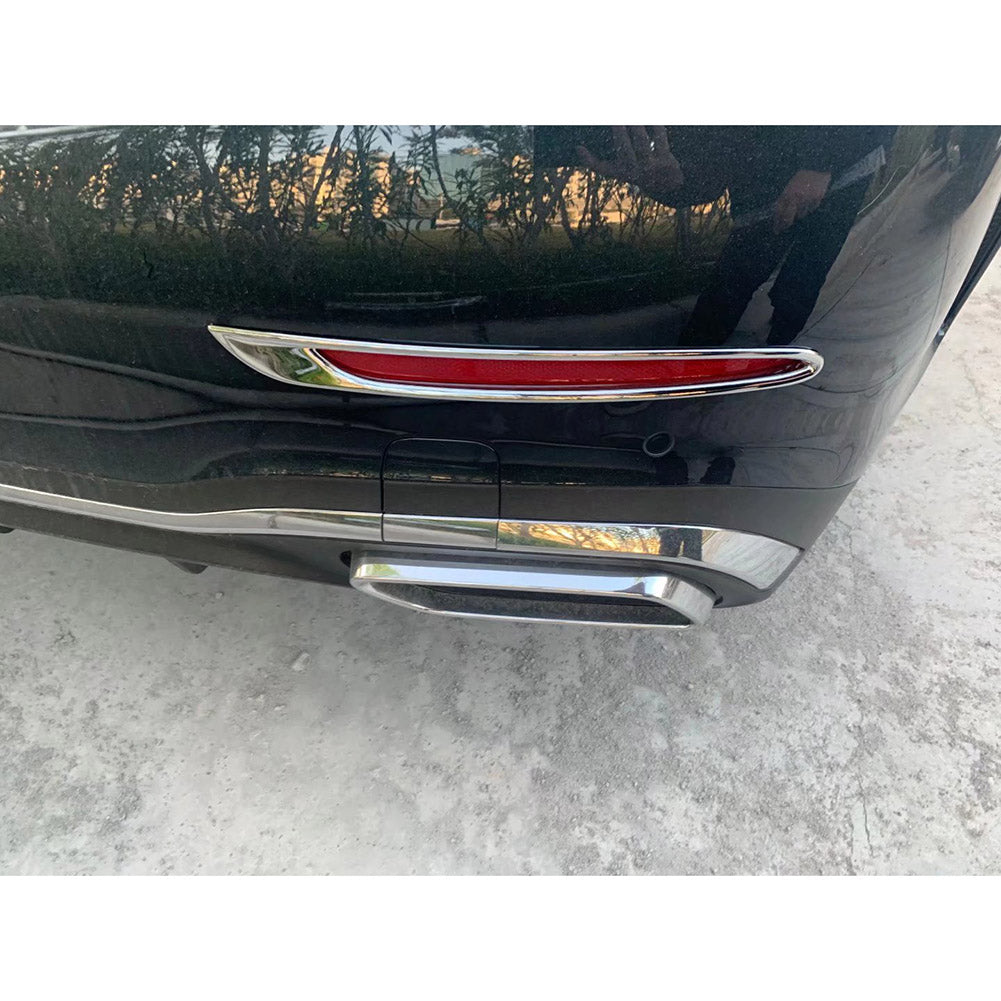 Fit for Mercedes-Benz 2022 2023 C-Class C300 C200 C220d AMG Chrome Rear Fog Light Lamp Cover Trim