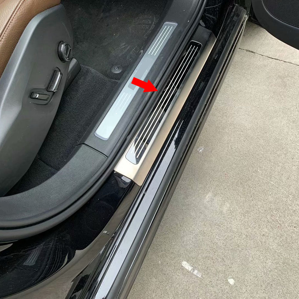 Fit for Volvo XC90 2016 2017 2018 2019 2020 2021 Outside Door Sill Plate Cover Trims