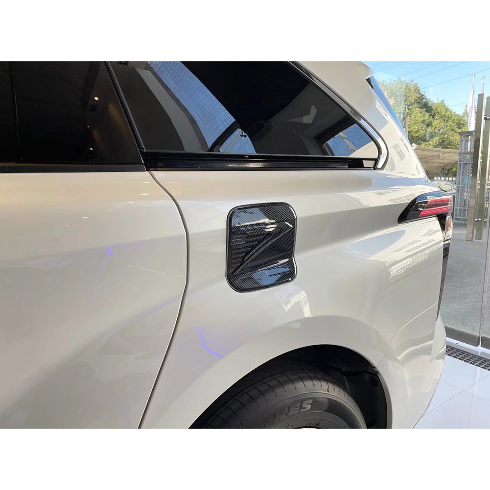 For Toyota Sienna 2021 2022 2023 Fuel Gas Tank Cap Cover Trim Carbon Fiber Pattern