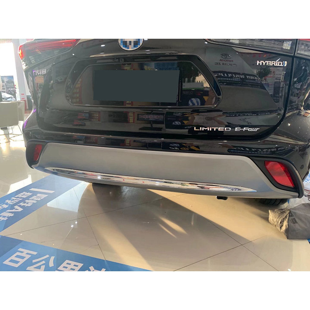 Fit For Toyota New Highlander 2020 2021 2022 2023 Front Bumper Protector Guard Cover Trim Chrome