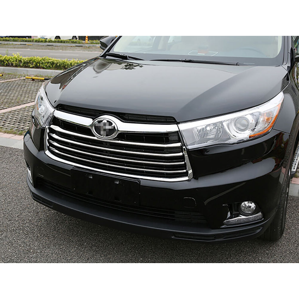 Fit For Toyota Highlander 2014 2015 2016 Front Grill Grille Cover Trim
