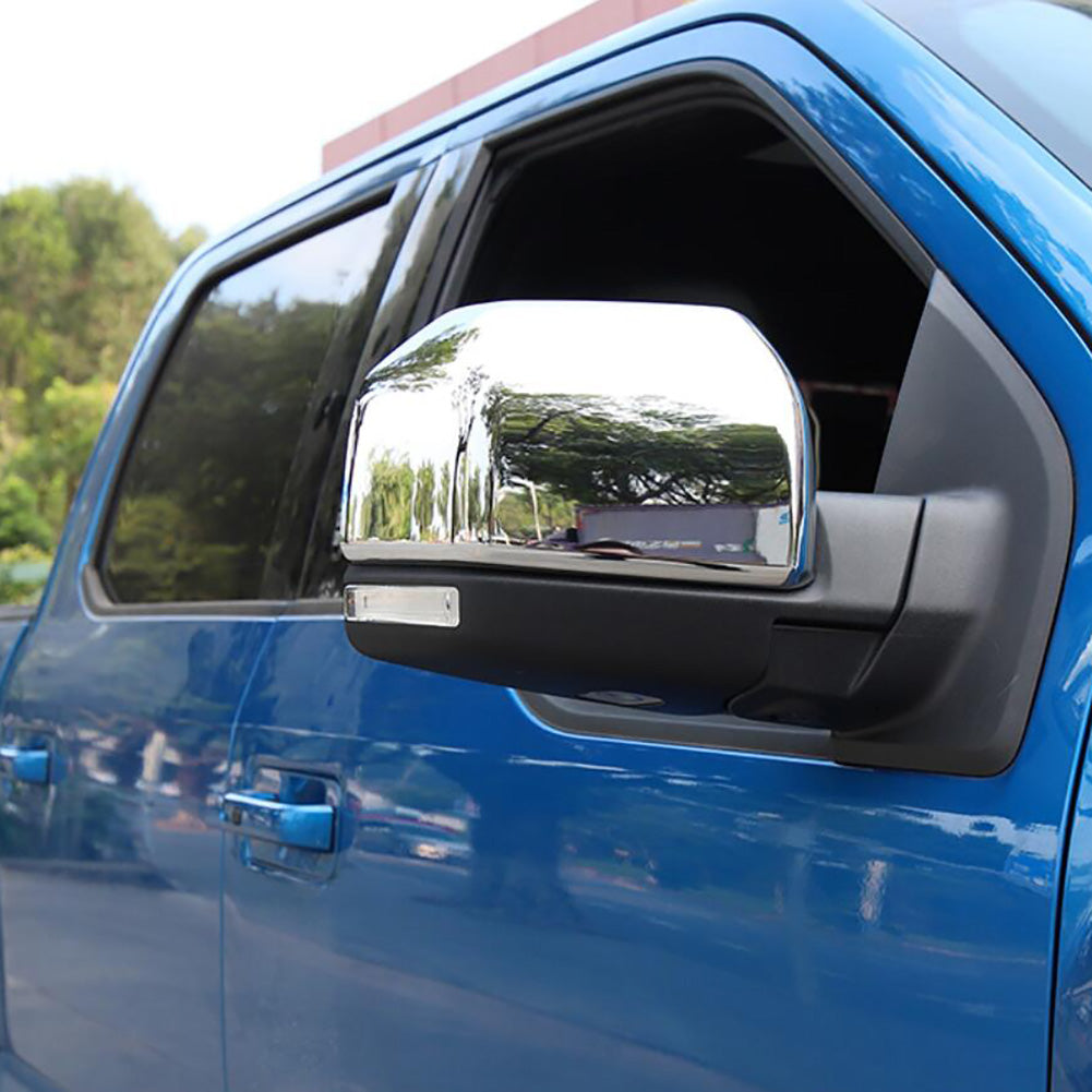 For Ford F-150 2015 2016 2017 2018 2019 2020 Rear View Mirror Guard Cover Trims