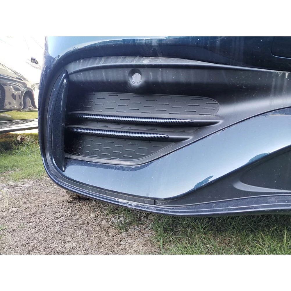 For Mercedes-Benz 2022 New C-Class C300 C200 C220d AMG Front Fog Light Mesh Cover Trim